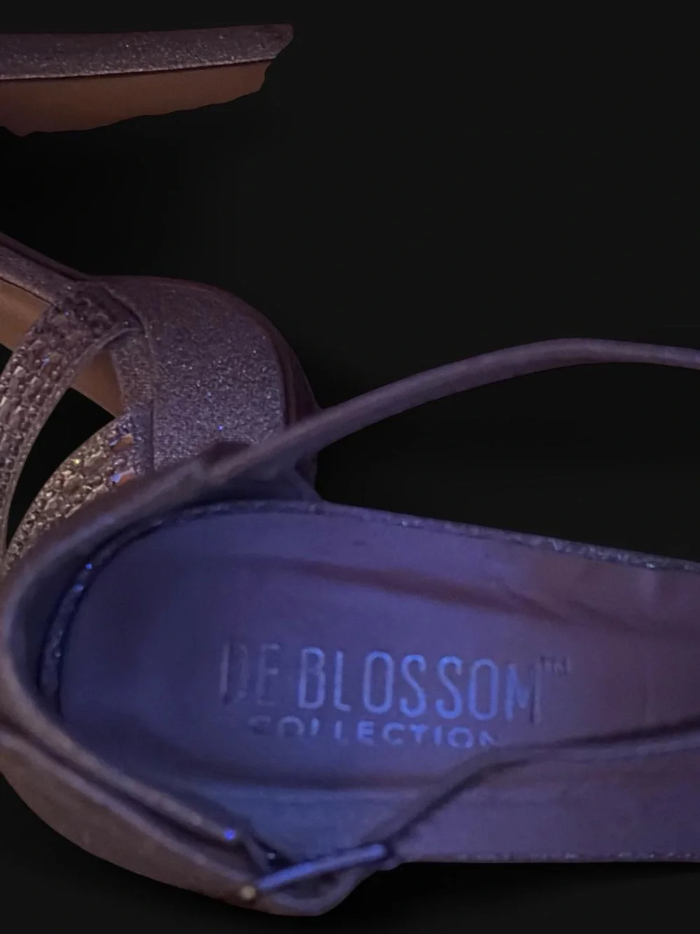 De Blossom Collection glittery strap